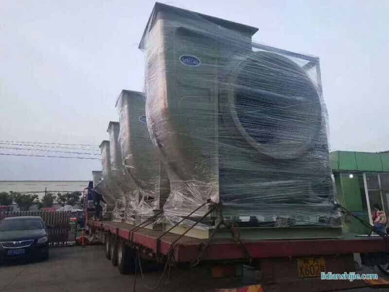 頂裕11臺玻璃鋼防腐風(fēng)機發(fā)往江西某工地