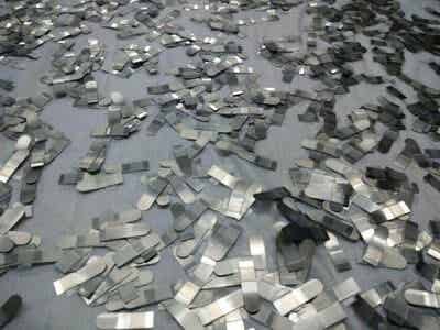 保誠電子 電池配件 導(dǎo)圓角四面銅鍍鎳沖角極耳