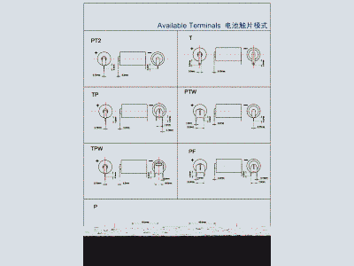 德瑞鋰電 鋰電池 鋰一次電池 觸片模式