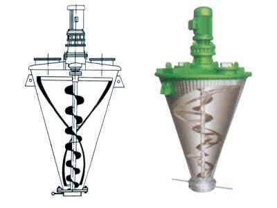 凱日機械 鋰電設備 凱日ZSH系列大開門螺帶式錐形混合機