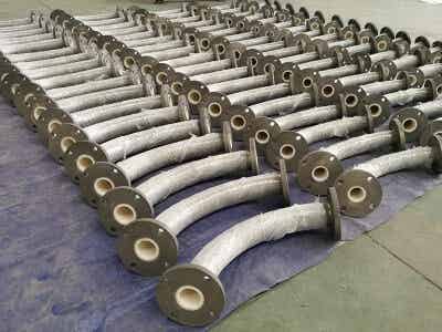 超耐新材 NP-0型整體式耐磨陶瓷內(nèi)襯管道圖2