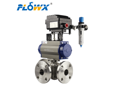 環保行業球閥 電動二片式球閥